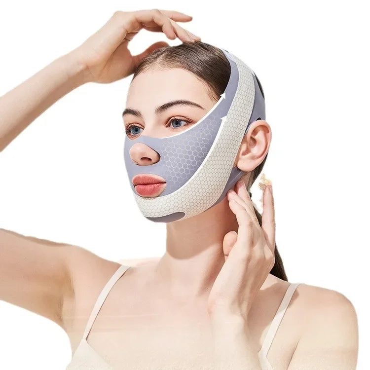 Thin Face Bandage V Face Lift Tightening Mask Facial Wrinkles Anti Sagging Facial Shaping Face Shield Improvement Double Chin