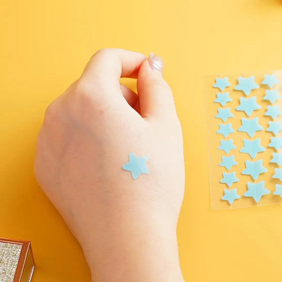 5/6ps Color Star Invisible Skin Care Patch PE Material Waterproof A Variety Of Colors To Choose