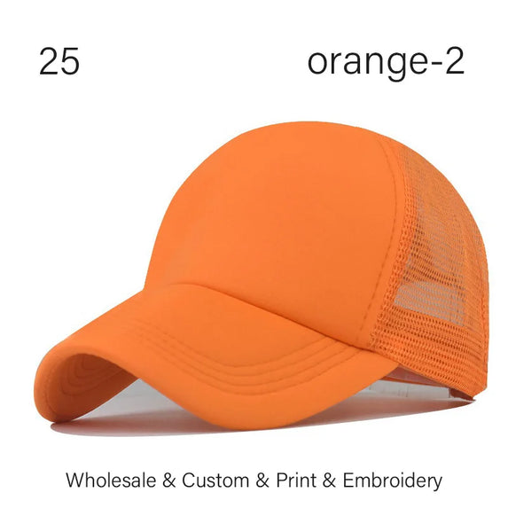 SLECKTON Custom LOGO Embroidery Baseball Cap for Women and Men DIY Print Mens Mesh Cap Fashion Summer Sun Hat Unisex Wholesale