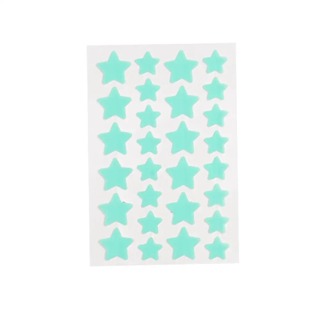 5/6ps Color Star Invisible Skin Care Patch PE Material Waterproof A Variety Of Colors To Choose