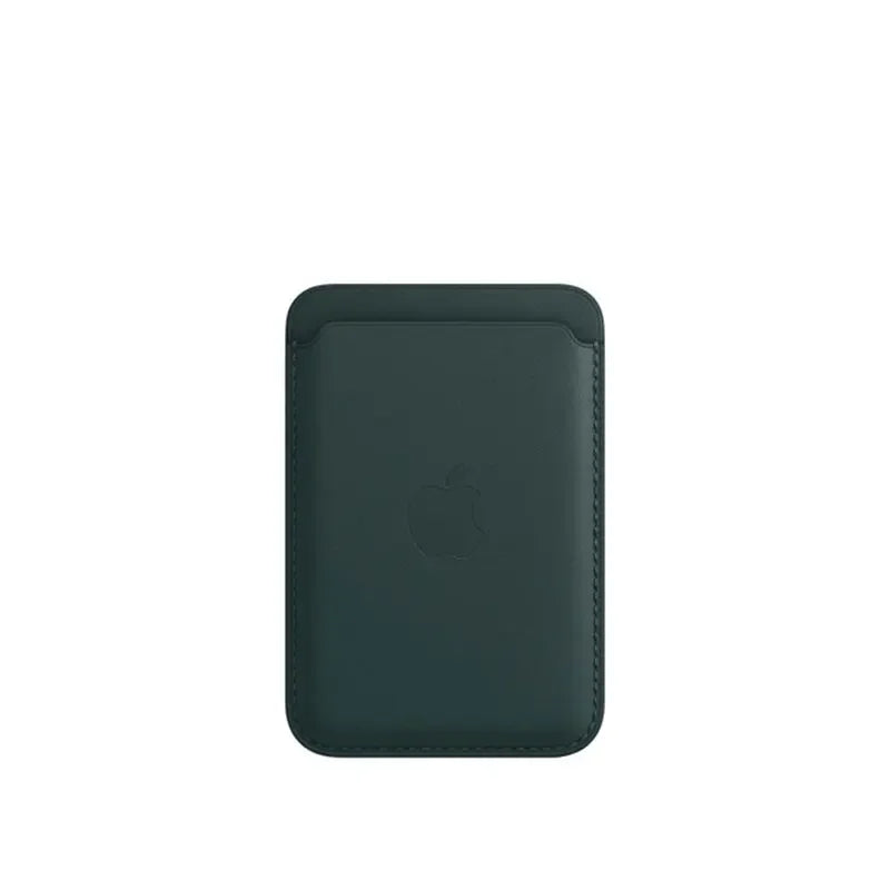 Original Apple Leather Magsafe wallet Magnetic Card holder Case For iPhone 15 14 12 13 16 Pro Max Plus cases Cover Accessories
