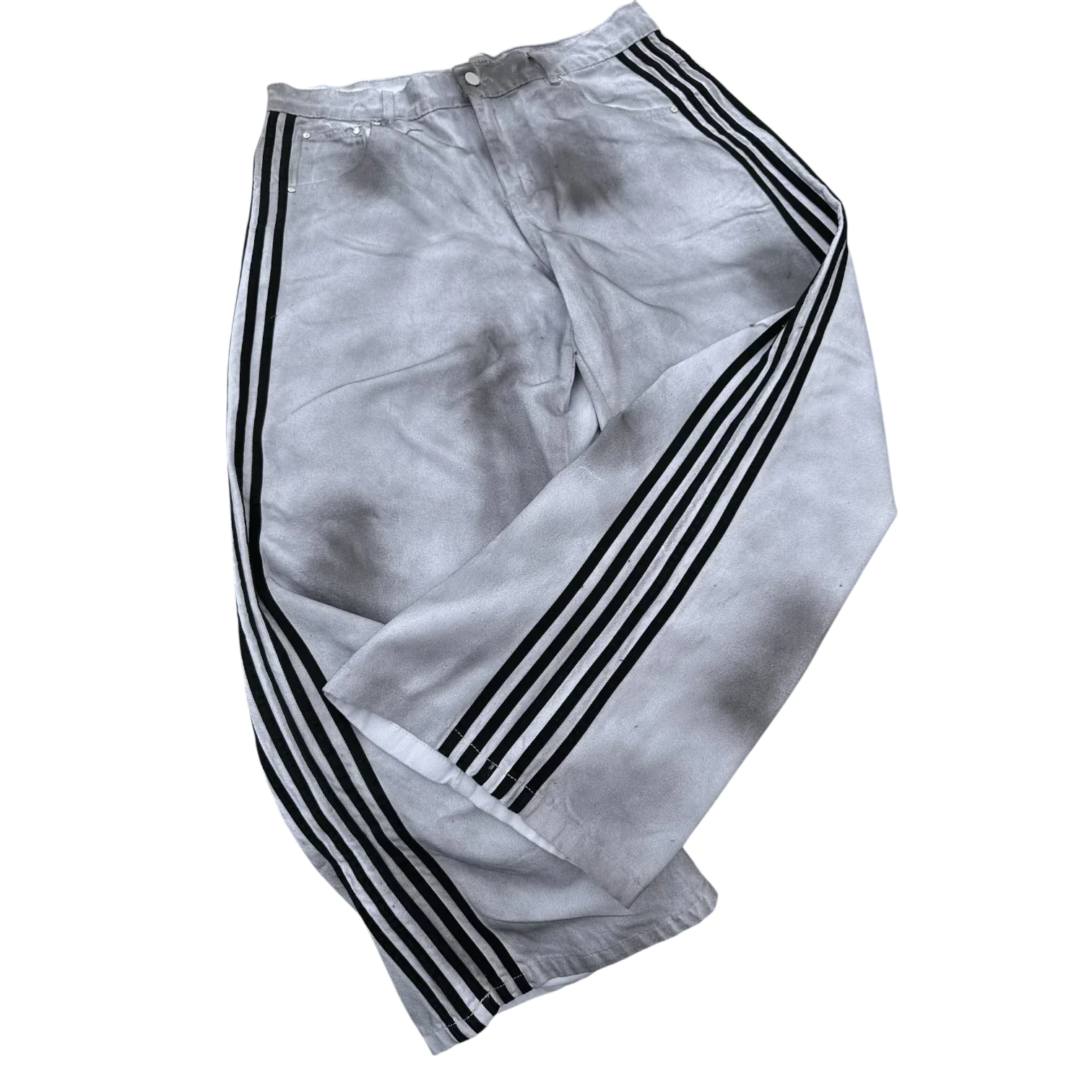 Y2K Baggy Jeans Harajuku vintage Striped Embroidered high quality Sweatpants men women Hip Hop Casual wide leg jeans streetwear