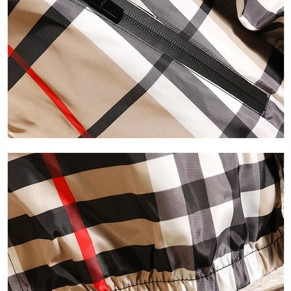 Trendy Korean Style Men's Plaid Jacket Spring Autumn New Arrival Slim Fit Hooded Versatile Casual Clothing From China