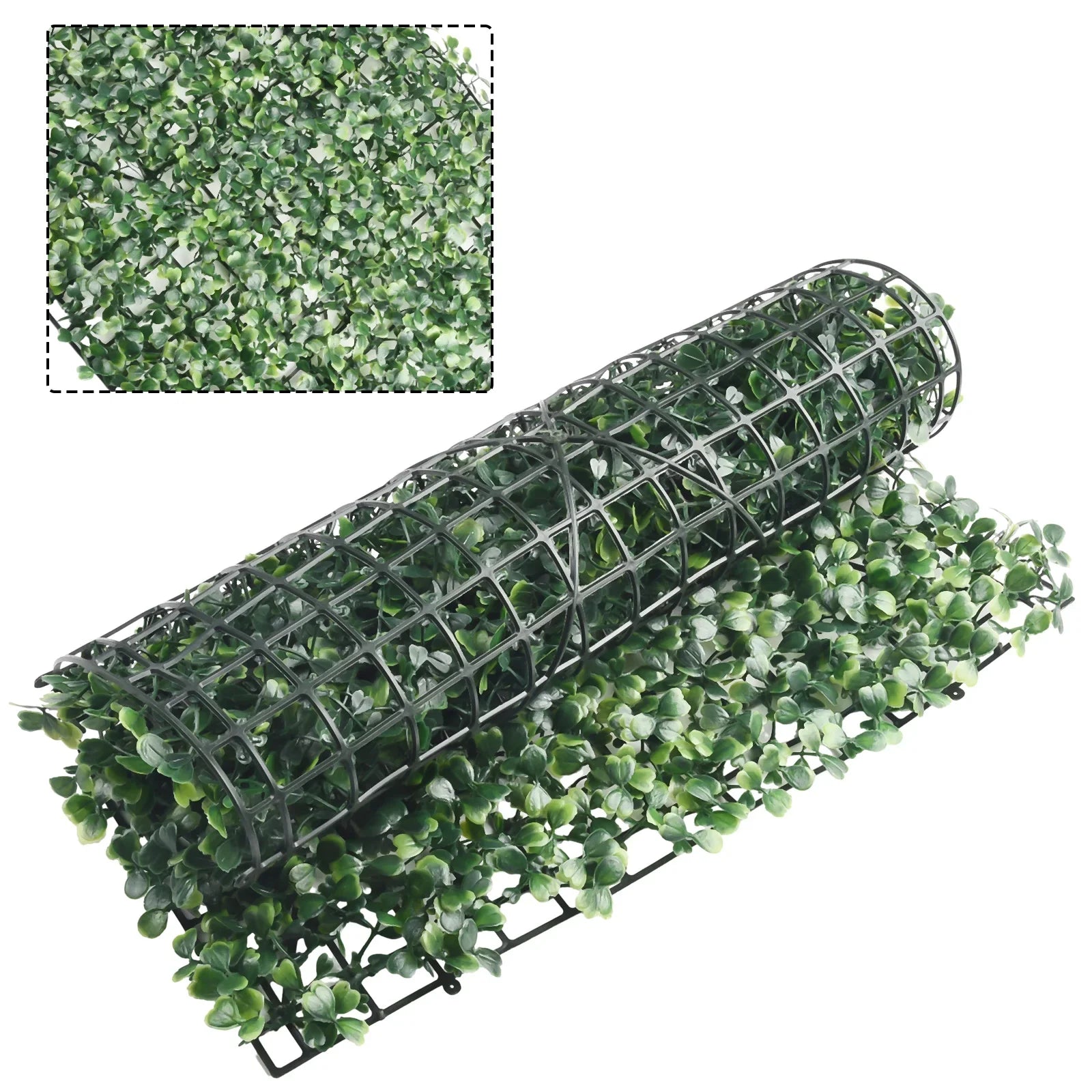 40x60cm Artificial Plant Walls Foliage Hedge Grass Mat Greenery Panels Fence Plastic Landscape Simulation Lawn Green Plants