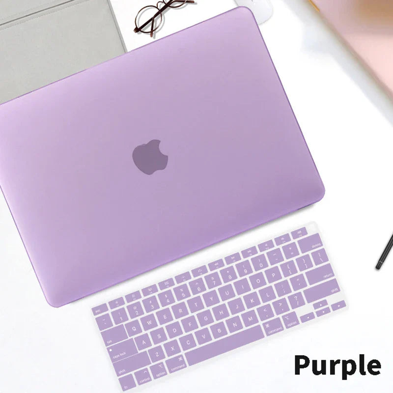Frosted Laptop Case For 2020 Macbook Pro 13 Touch Bar A2159 A2289 A2338 Air 13 inch A2337 A2179 A1932 A1466 With Keyboard Cover