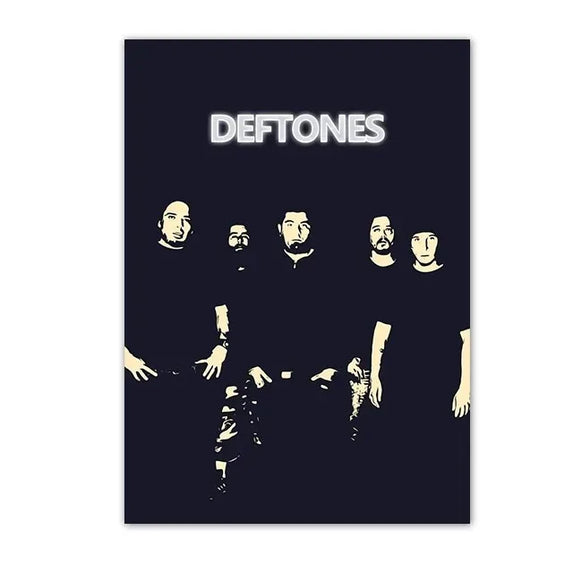 Retro Band Deftones Poster Aesthetics Classic Music Album Canvas Painting Wall Art Pictures Prints Home Decor Fans Gift Unframed