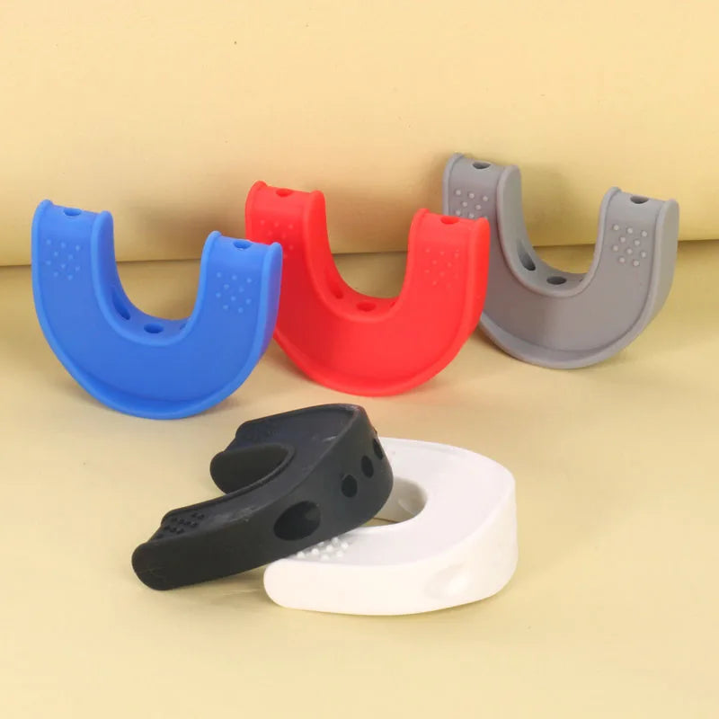 Silicone U Shape Jaw Line Exerciser Muscle Trainer Face Facial Neck Toning Jawline Jaw Chew Double Chin Reducer 40/50/60LBS