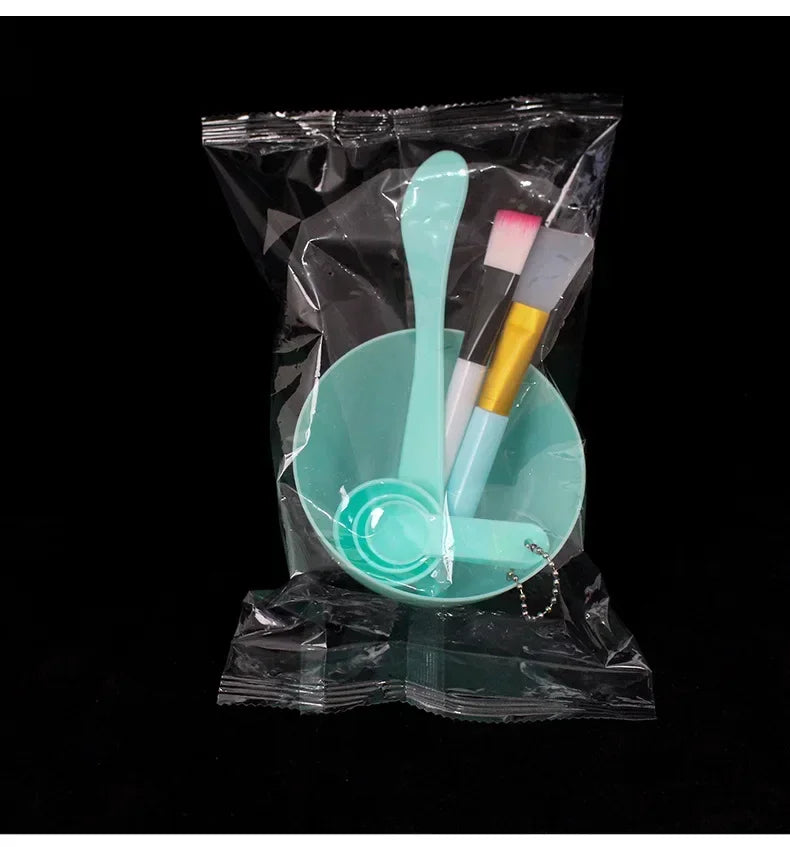 7pcs Facial Brush Mask Bowl Spoon Set Mask Brush Bar DIY Beauty Tools Mixing Tools Skin Care Makeup Supplies Woman Facial Tools