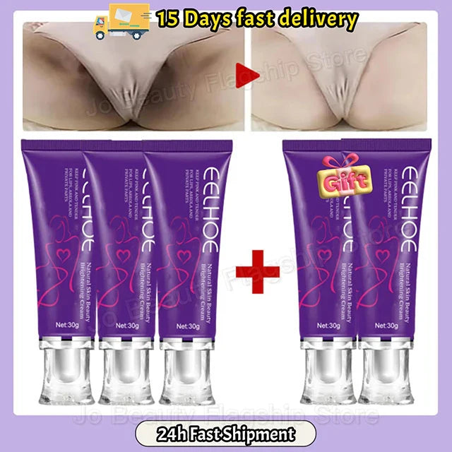 Whitening Cream Private Parts Underarm Bleaching Whiten Butt Knee Brighten Inner Thigh Intimate Parts Dark Remove Melanin Care