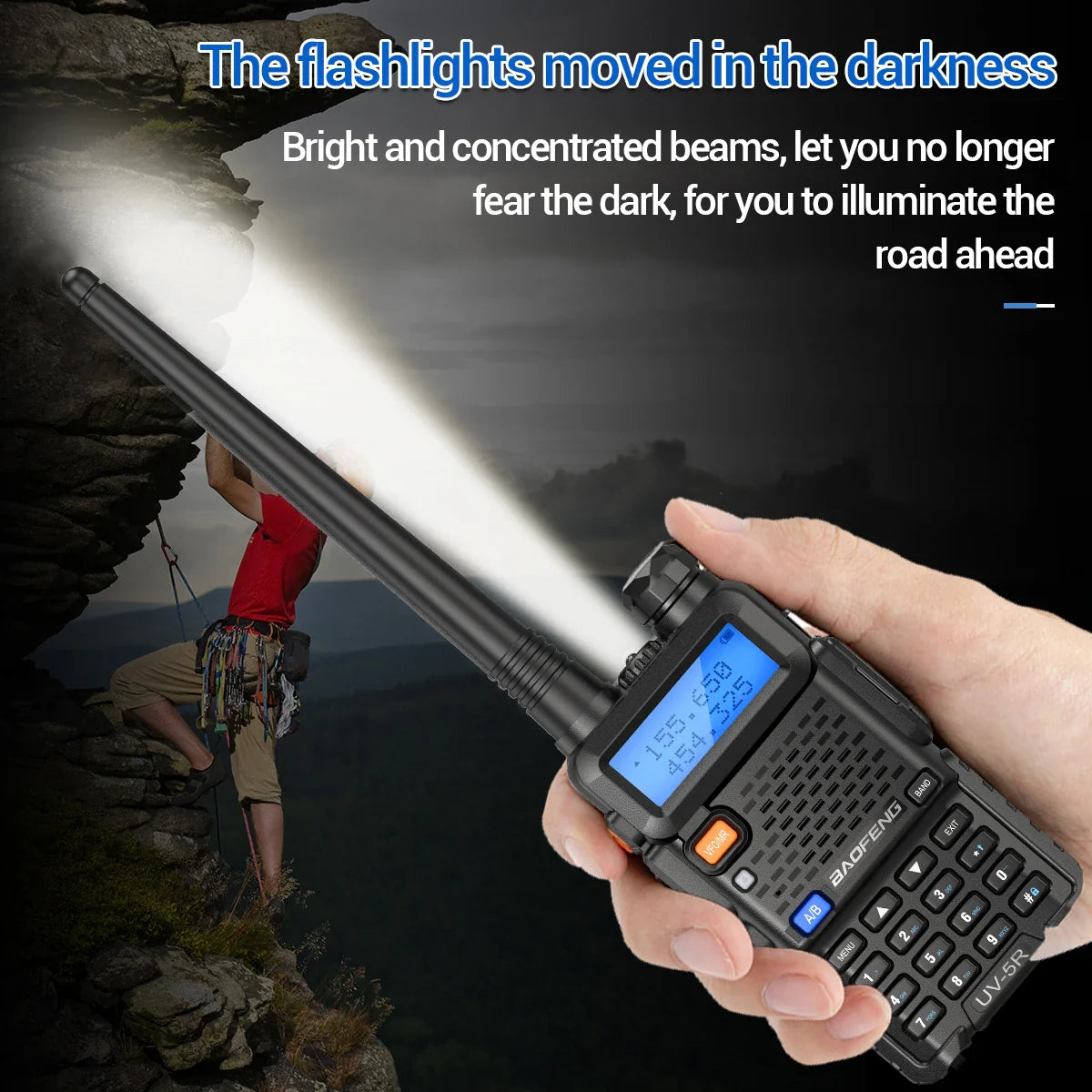Baofeng Walkie Talkie UV 5R 5W 8W Dual Band Ham Two Way Radio Vhf Uhf FM Radio Handheld Transceiver Hunting 16KM