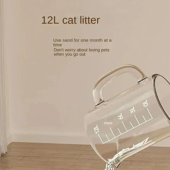 Kitty Sandbox Cat Litter Box Semi-enclosed Splashproof Cat Tray Cat Toilet Cleaning Basin Supplies Pet Toilet Kitten Tray Bedpan