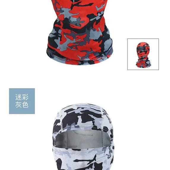 Camouflage Balaclava Full Face Mask Ski Bike Cycling Hunting Head Cover Scarf Blaclava Cap Bandanas Men