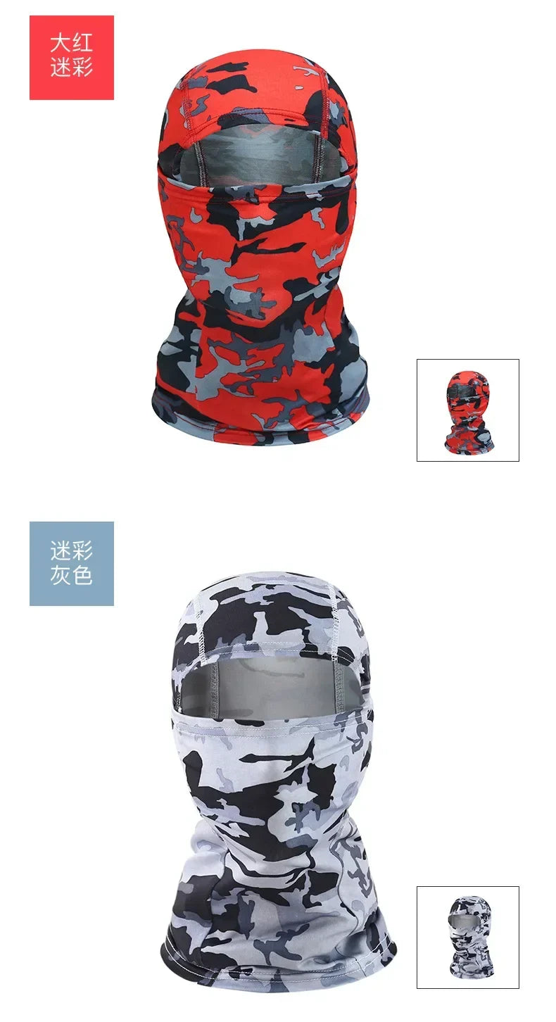Camouflage Balaclava Full Face Mask Ski Bike Cycling Hunting Head Cover Scarf Blaclava Cap Bandanas Men