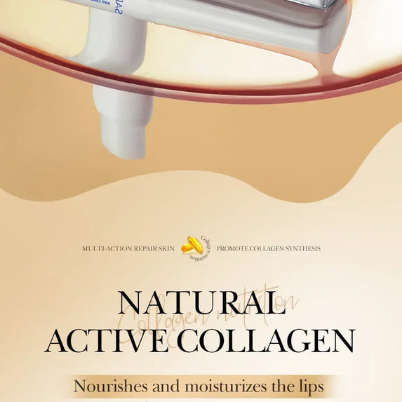 SADOER Collagen Lip Balm Moisturizing Anti Cracking Brightening  Repair Nourishing Hydrating Lipstick Lips Skin Care Products