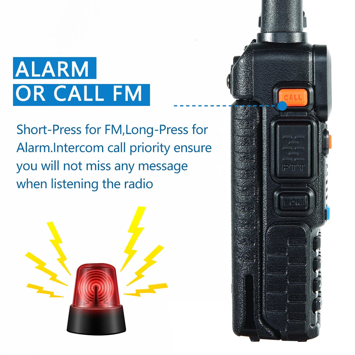 Baofeng Walkie Talkie UV 5R 5W 8W Dual Band Ham Two Way Radio Vhf Uhf FM Radio Handheld Transceiver Hunting 16KM
