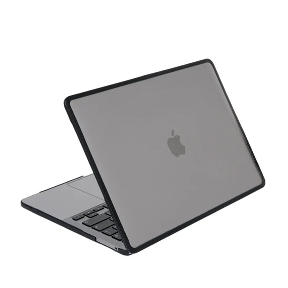 Laptop Case For 2022 MacBook M2 Pro 13 A2338 Cover with Cooling Holes TPU Edge PC Cover for 2023 M3 Pro 14 16.2 Air 15 Case