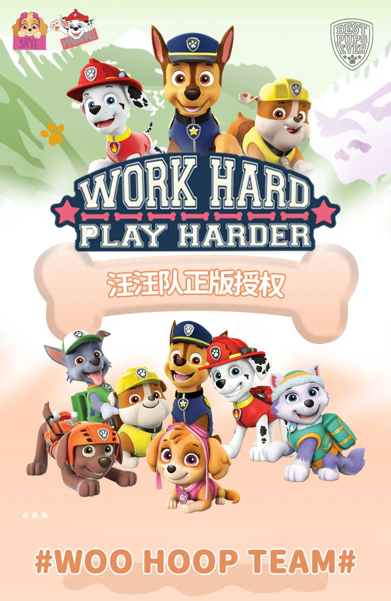 PAW PATROL Kids' Garden Shoes Boy and Girl Indoor Non-slip Soft Sole Slippers Breathable Deodorant Cute Cartoon Bow-Top Sandals