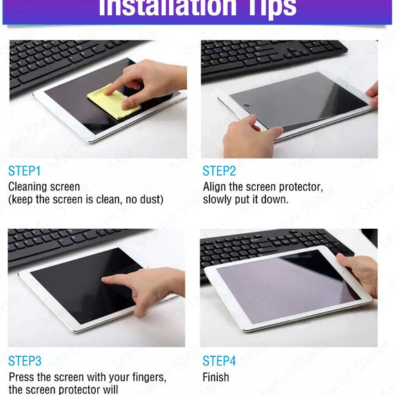 2PCS Tempered Glass Screen Protector for Samsung Galaxy Tab S8 Ultra Plus S6 Lite S7 Fe A7 Lite A8 S9 A9 Tablet Accessories Film