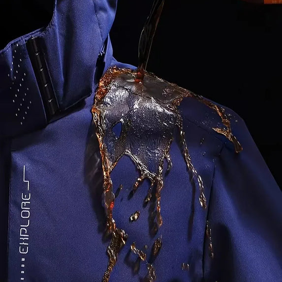 Men's Waterproof Rain Jacket Lightweight Outer Hooded Outdoor Raincoat Hiking Windproof Jacket Climbing Outdoor Jackets
