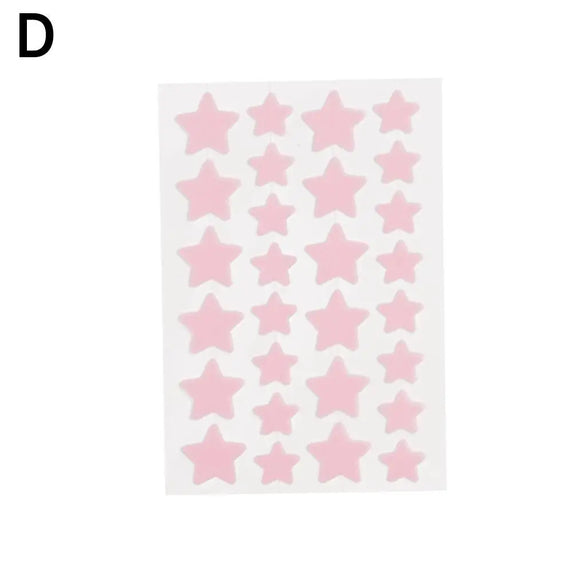 5/6ps Color Star Invisible Skin Care Patch PE Material Waterproof A Variety Of Colors To Choose