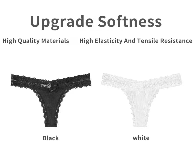 Lace Floral Women Panties Low Waist Breathable Briefs Female Thong Underwear Solid Sexy G-String Transparent Panty