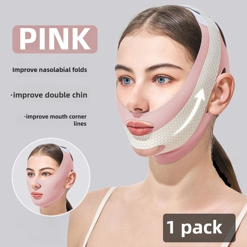 Thin Face Bandage V Face Lift Tightening Mask Facial Wrinkles Anti Sagging Facial Shaping Face Shield Improvement Double Chin