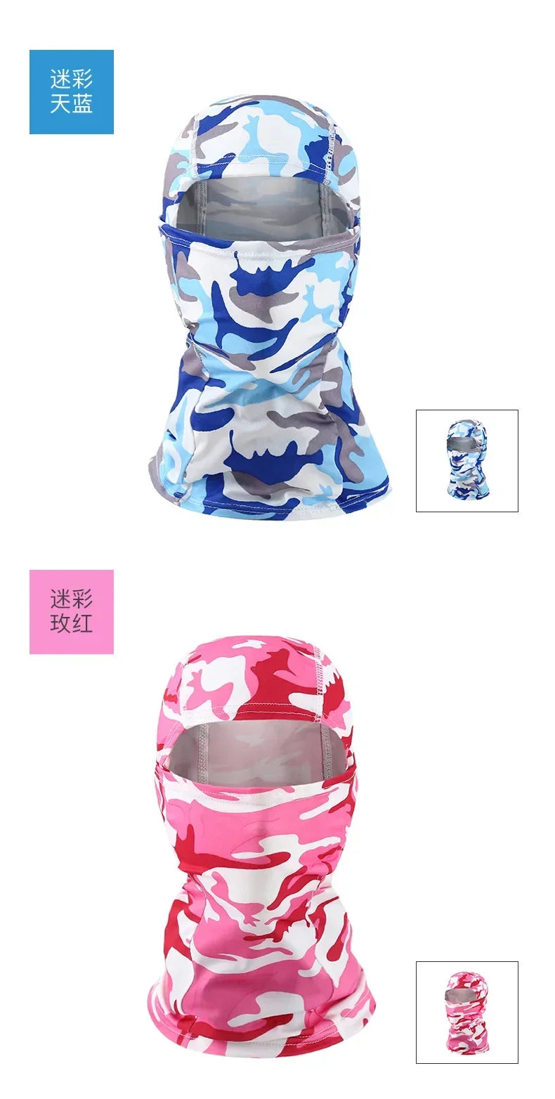 Camouflage Balaclava Full Face Mask Ski Bike Cycling Hunting Head Cover Scarf Blaclava Cap Bandanas Men