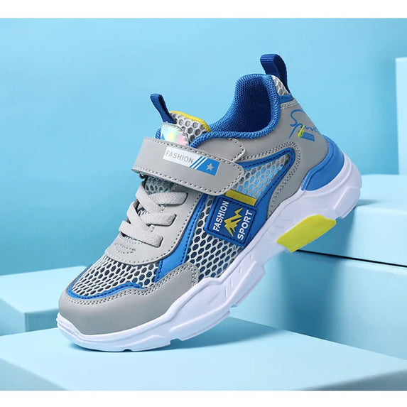 Single Net Children's Shoes Boys Sneakers Summer Breathable Non-slip Surface Girls Casual Tennis Sports Running Outdoor Shoes