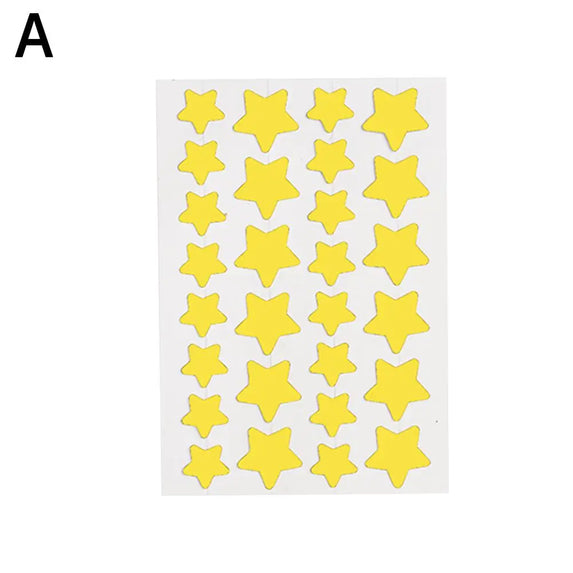 5/6ps Color Star Invisible Skin Care Patch PE Material Waterproof A Variety Of Colors To Choose