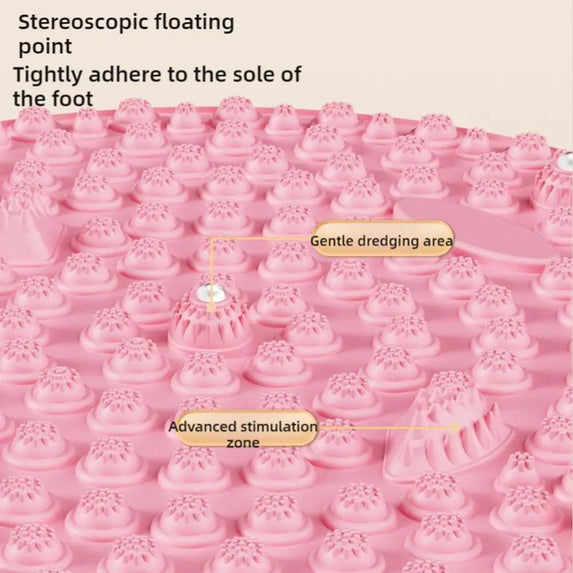 Foot Yoga Massage Acupressure Board Mat Muscle Relaxation Round Exercise Mat Fitness Foot Training Massage Acupressure Mat