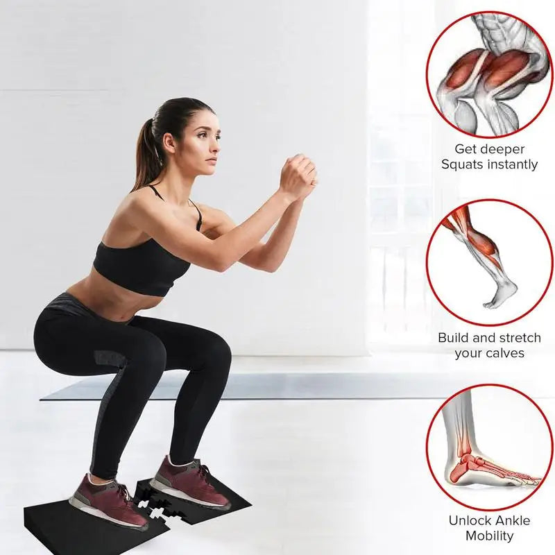 Squat Wedge Block Calf Wedge Stretching Block Detachable Foot Exercise Wedge Block Non-slip Calf Wedge Stretching Block For Foot