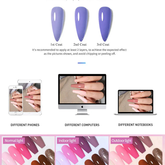UR SUGAR 15ml Nail Extension Gel Soak Off UV LED Acrylic Crystal White Clear Nude Gel Nail Polish UV Construction Gel