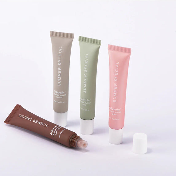 Summer Lip Balm Moisturizing Mirror Lip Gloss Lip Vanilla Mint Iced Coffee Cake Smell Lipstick Transparent Lip Oil  Makeup