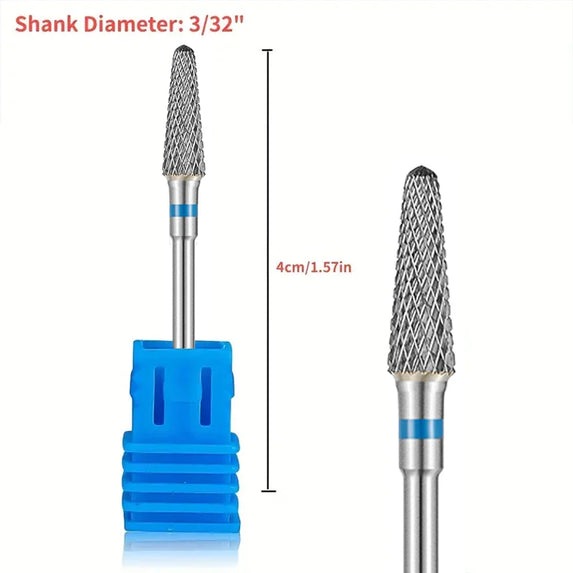 1pcs Carbide Nail Drill Bit Apparatus Nail Files Bits Electric Milling Cutter for Manicure Burr Drills Pedicure Tools