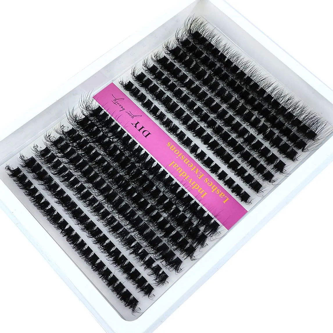 14 Rows 5D Fluffy Cluster Lashes 40D60D/80D/100D Thick Eyelash CC/D/DD Curl 10-18mm Mix Individual Lashes DIY Lash Extensions
