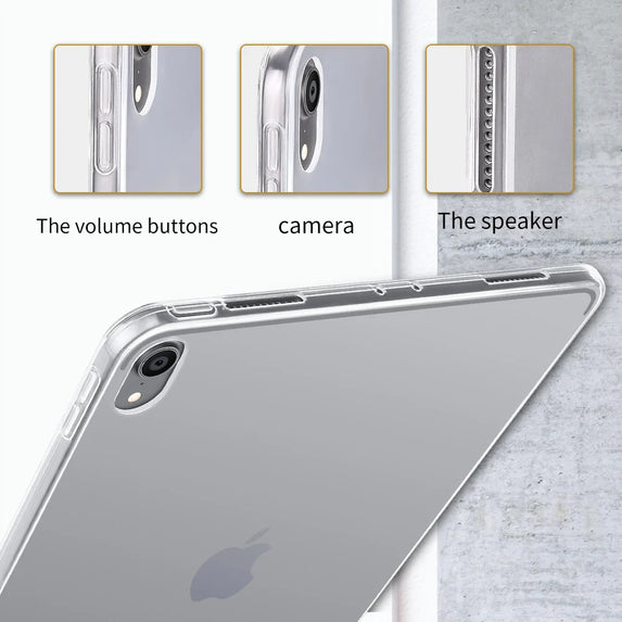 Soft Case for Apple iPad 10th 10.9 Mini 6 Air 5 4 3 2 1 Transparent Protective Case for iPad 10.2 9th 8th 7th Pro 11 2022 2021