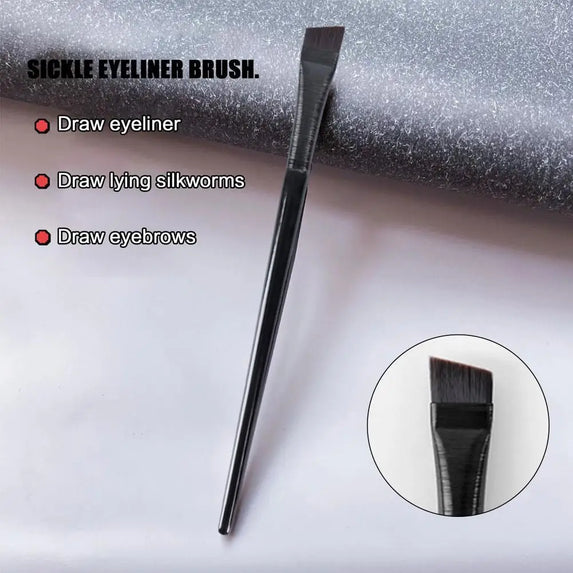 Eyebrow Eyeliner Brush Small Angled Small Angled Eyebrow Cosmetic Liner 1Pcs Brush Make Up Brushes Contour Tools Brow Brush