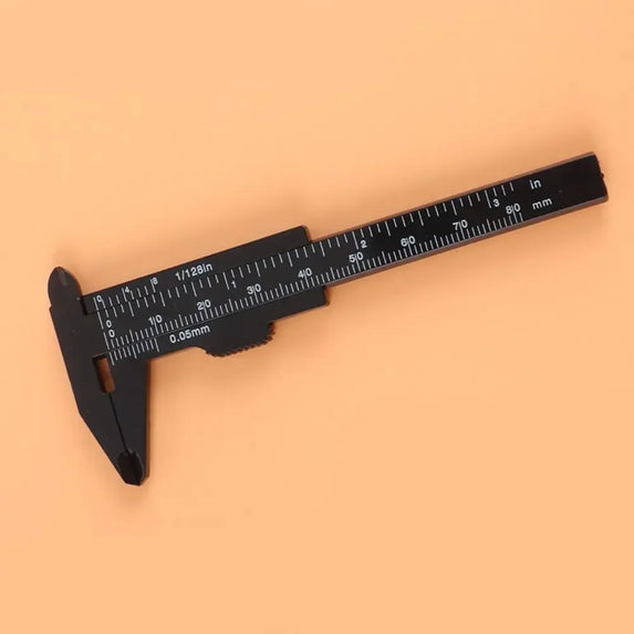 Portable 80mm Plastic Eyebrow Measuring Vernier Caliper Tattoo Microblading Caliper Ruler Permanent Makeup Measurement Tools