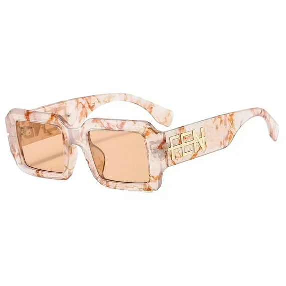 2025 New Summer Men's Glasses Fashion Luxury Brand Women's Wear Designer New Sunglasses Neutral Charm Sliding Eye Mask UV400