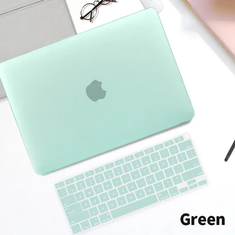 Frosted Laptop Case For 2020 Macbook Pro 13 Touch Bar A2159 A2289 A2338 Air 13 inch A2337 A2179 A1932 A1466 With Keyboard Cover