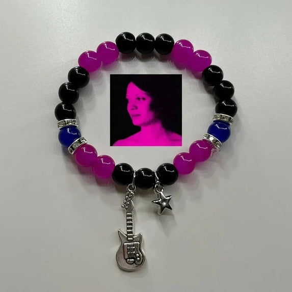 2Pcs/set Fashion Couple Beads Bracelet Tv Girl Matching Bracelets Who Really Cares Album Inspired Bracelets Friends Jewelry Gift