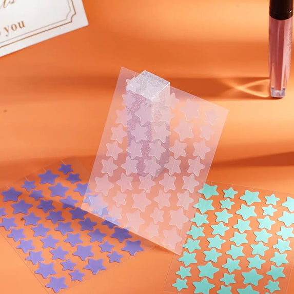 40 Counts Stars Shape Acne Pimple Patches Invisible Concealer Waterproof Blemish Spot Pimple Cover Stickers Face Beauty Skincare
