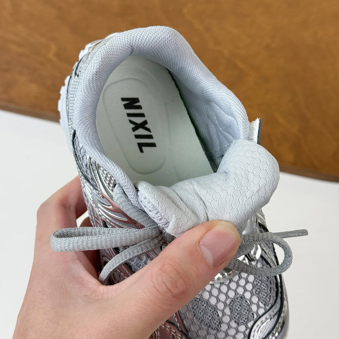 2025 Spring Toddler Kid Breathable Orbit Metallic Rubber Mesh Sneaker Children Casual Fashion Shoe Boy Girl Sports Walking Shoes