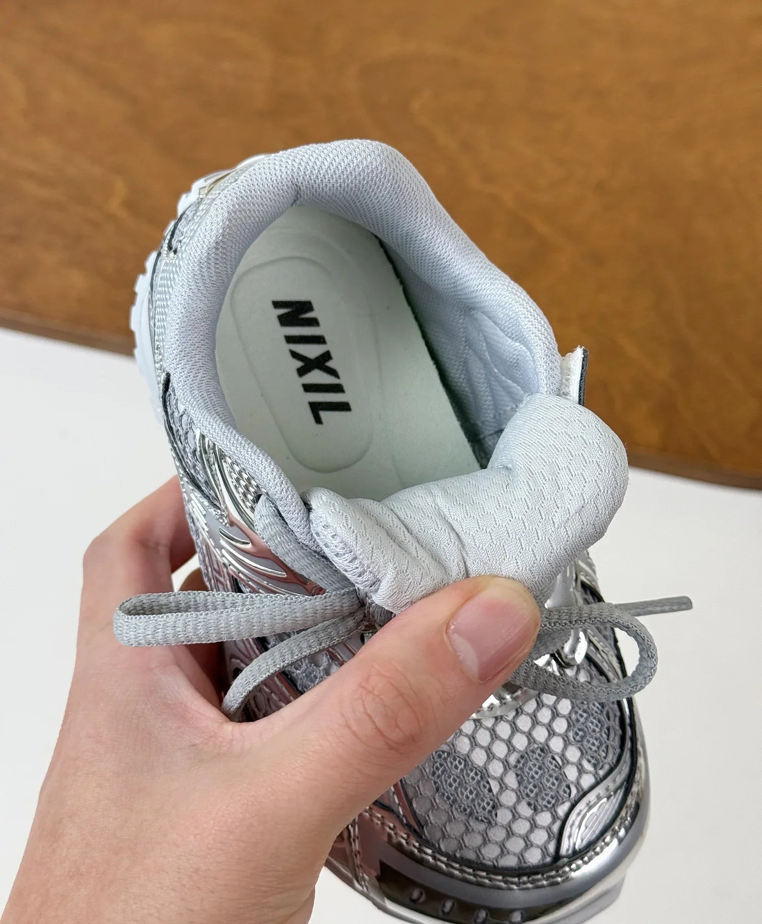 2025 Spring Toddler Kid Breathable Orbit Metallic Rubber Mesh Sneaker Children Casual Fashion Shoe Boy Girl Sports Walking Shoes