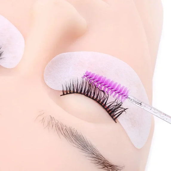 Wholesale 100PCS Mascara Spoolies Disposable Eyelash & Eyebrow Brushes for Salon, Extension & Makeup eyelash extension supplies