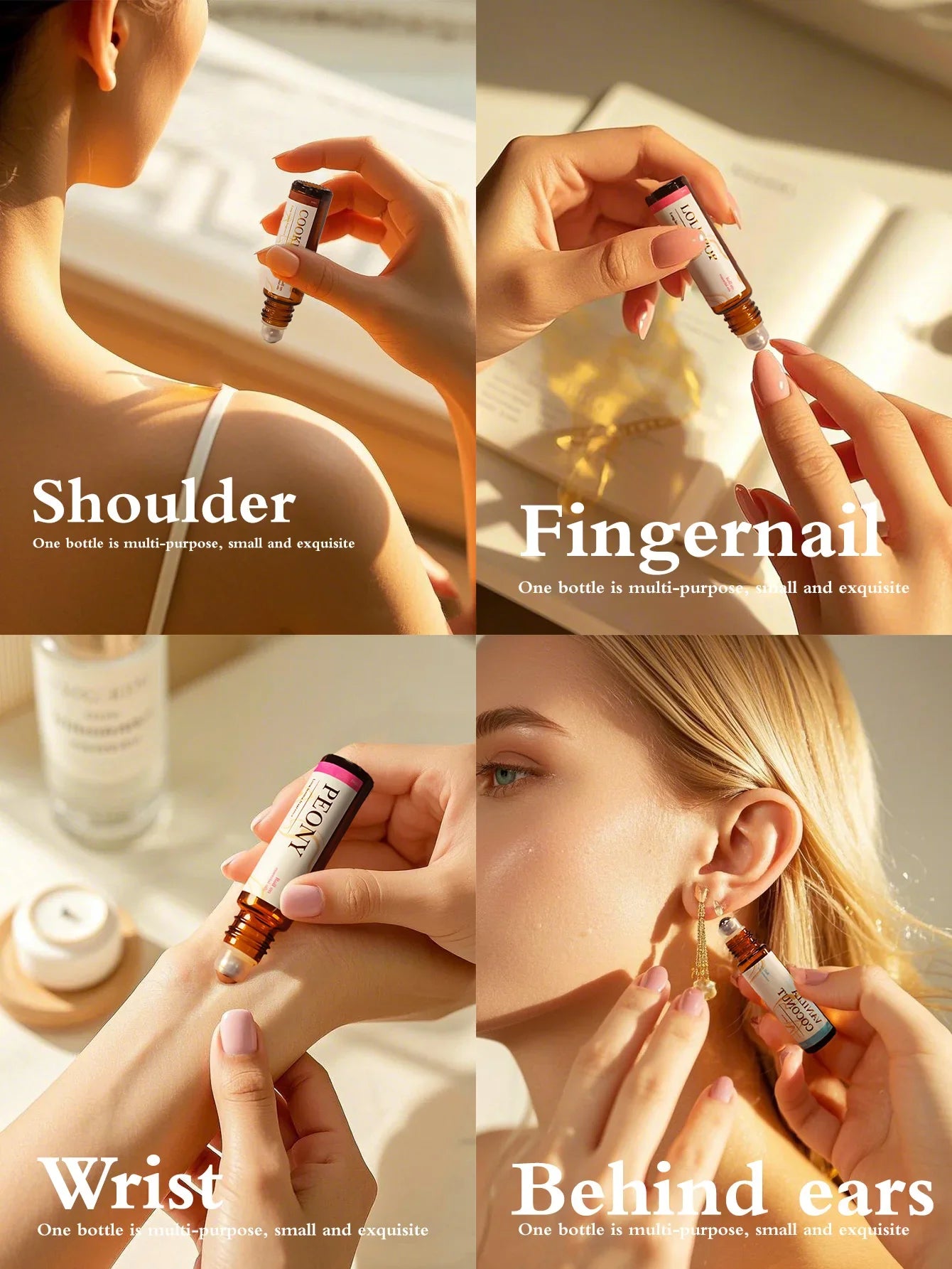 10ml Cherry Roller Essential Oils Women's perfume Massage body oils Skincare Holiday gifts Nail care Moisturizing
