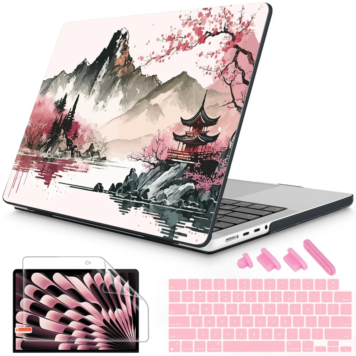 Unique Traditional Hard case for Macbook 2025 M4 A3240 Pro 14 16 M3 2024 M2 Air 13 A2681 Air 15 A2941 2023 Pro 13 A2338 M1 A2337