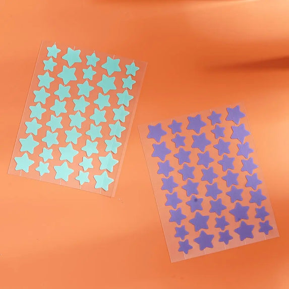 40 Counts Stars Shape Acne Pimple Patches Invisible Concealer Waterproof Blemish Spot Pimple Cover Stickers Face Beauty Skincare