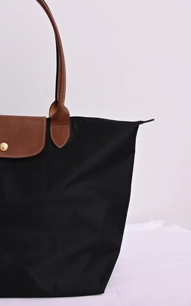 HOT Women Foldable hobo Bags Classics Lady Tote Bag Embroidered Shoulder Bags  Fashion Nylon Handbag Bag for travel
