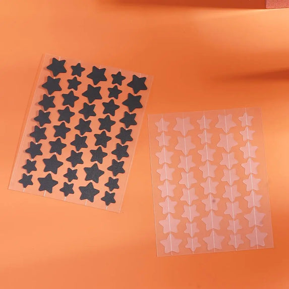 40 Counts Stars Shape Acne Pimple Patches Invisible Concealer Waterproof Blemish Spot Pimple Cover Stickers Face Beauty Skincare